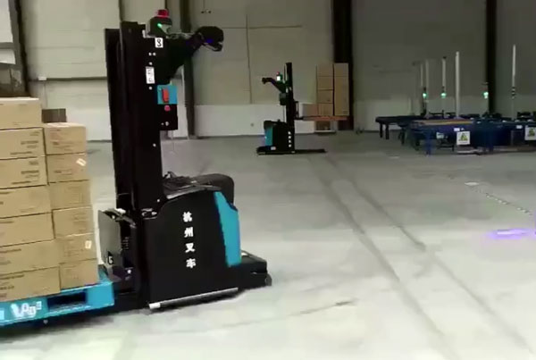 杭叉AGV叉車進駐阿里菜鳥物流 杭叉AGV叉車進駐阿里菜鳥物流